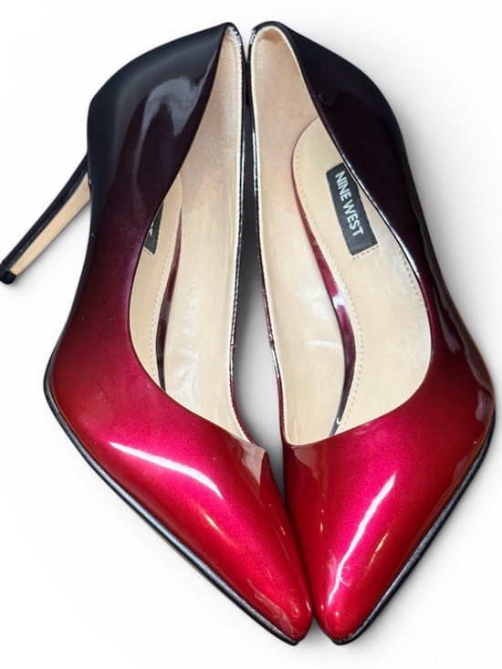 Nine West Shoes - NEVER WORN Nine West Red Ombre Pointed Patent Stilettos